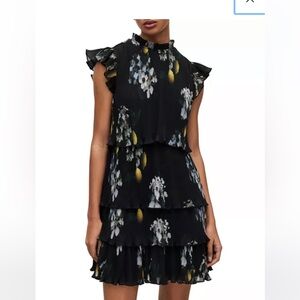All Saints flowy mini dress